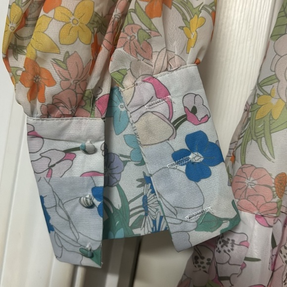 Floral Long Sleeve Dress - Picture 3 of 5